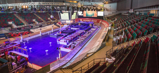 Das Velodrom in der ÖVB-Arena Bremen